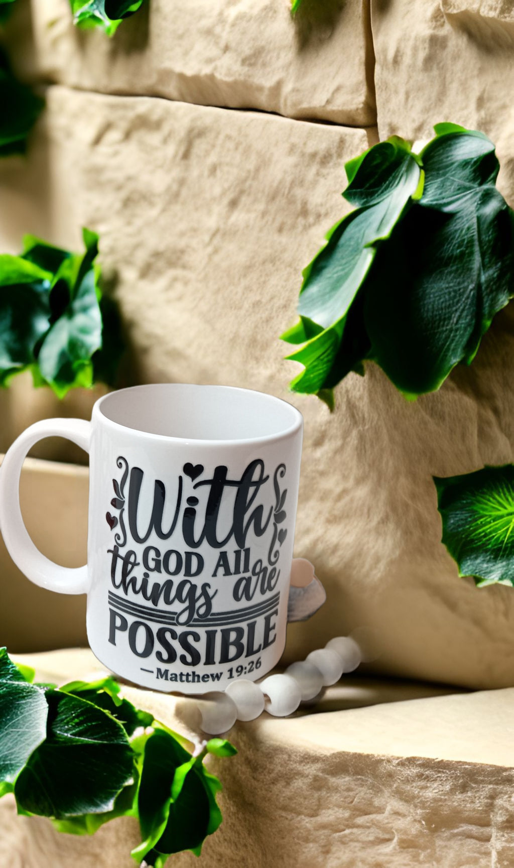 Bible Scripture coffee mugs and glass Tumblers