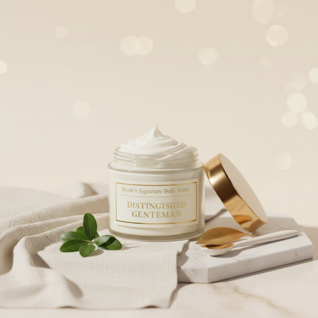 Distinguished Gentleman Whipped Body Butter - Light Background