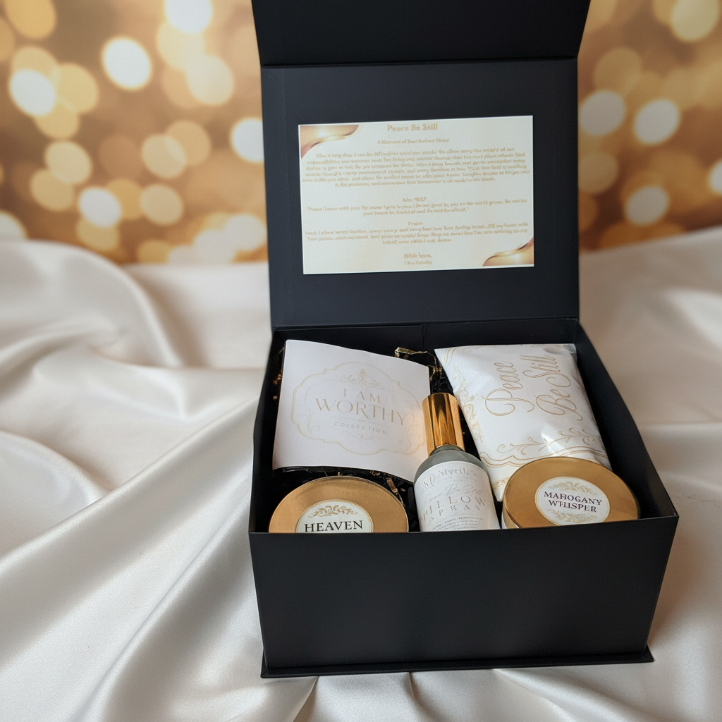 I Am Worthy Collection Gift Box - Elegant Background